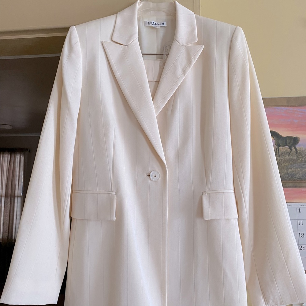 Two piece Suit, jacket and pants.